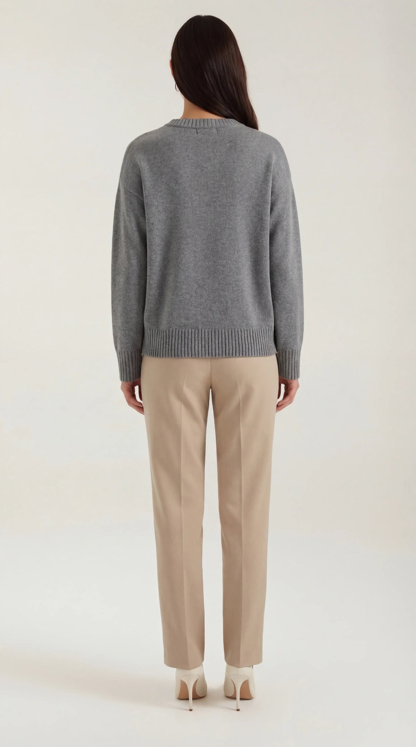María Melisa™ | Suéter Oversize de Punto Ruby