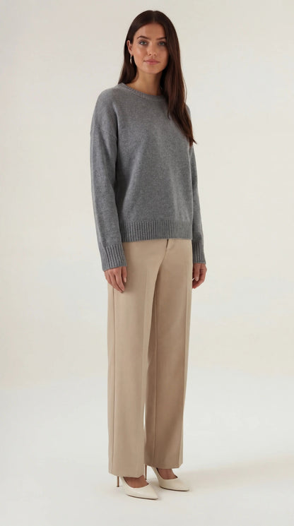 María Melisa™ | Suéter Oversize de Punto Ruby