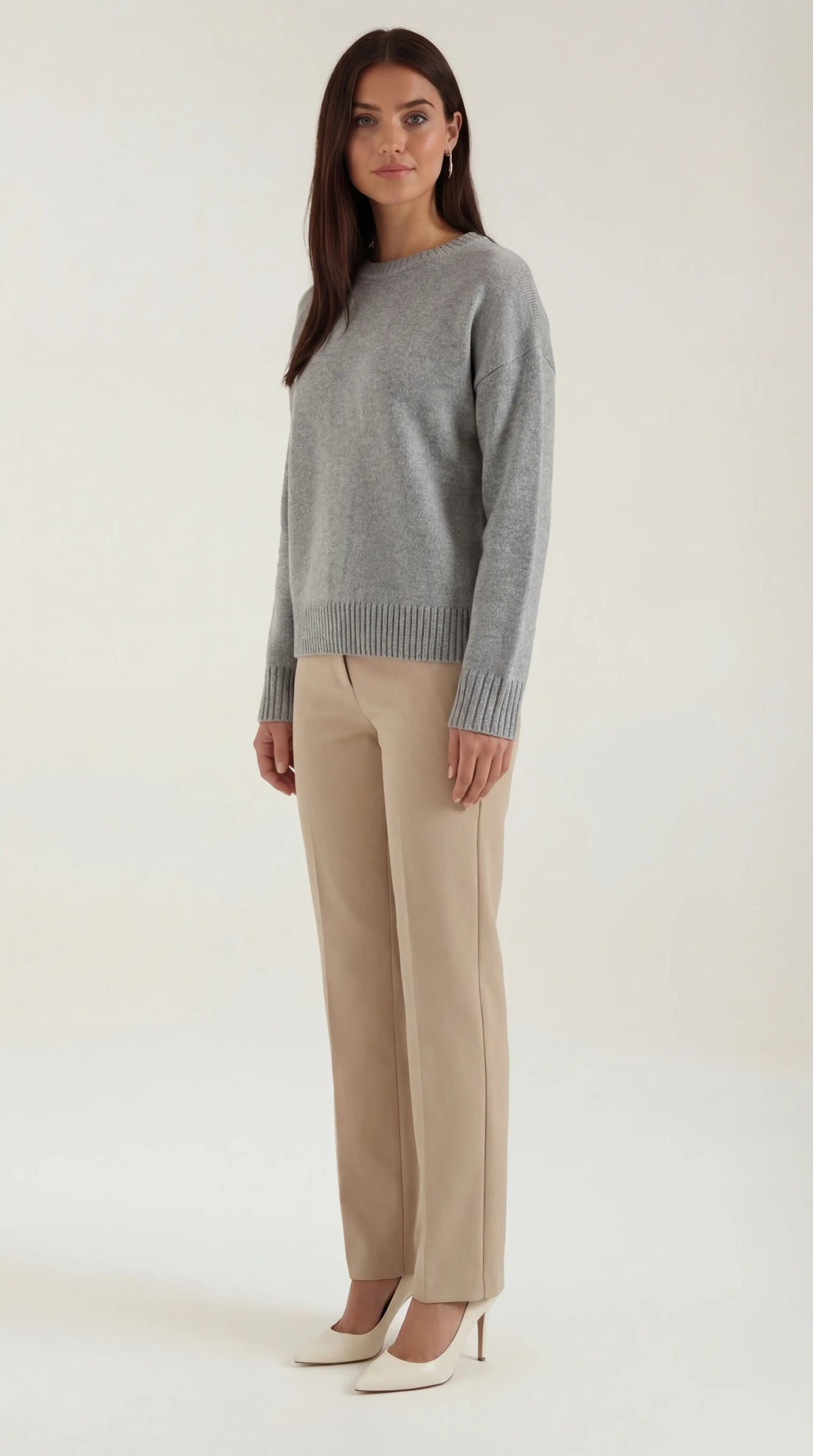 María Melisa™ | Suéter Oversize de Punto Ruby