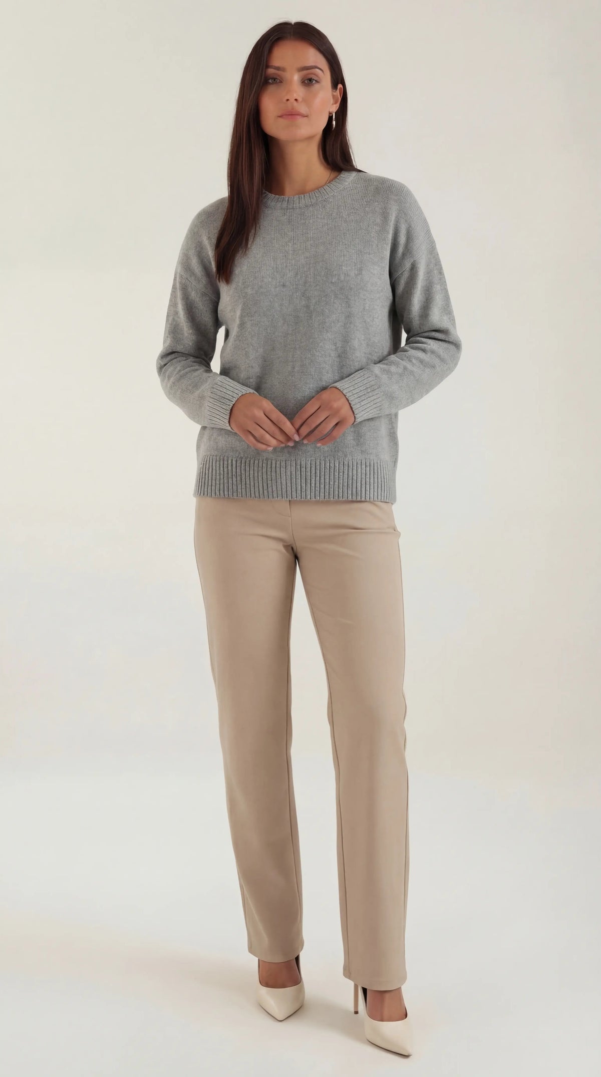 María Melisa™ | Suéter Oversize de Punto Ruby