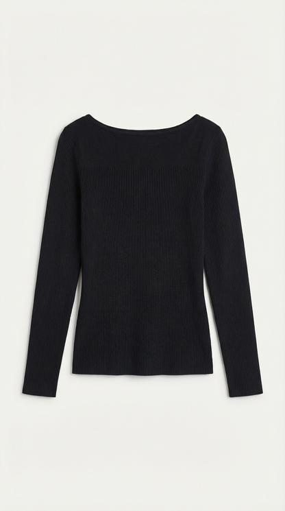 Constanza Brais™ | Cloud - Camiseta de Manga Larga de Punto