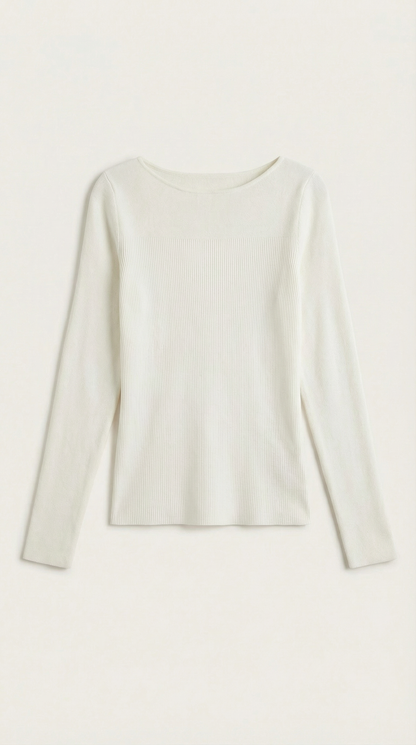 Constanza Brais™ | Cloud - Camiseta de Manga Larga de Punto