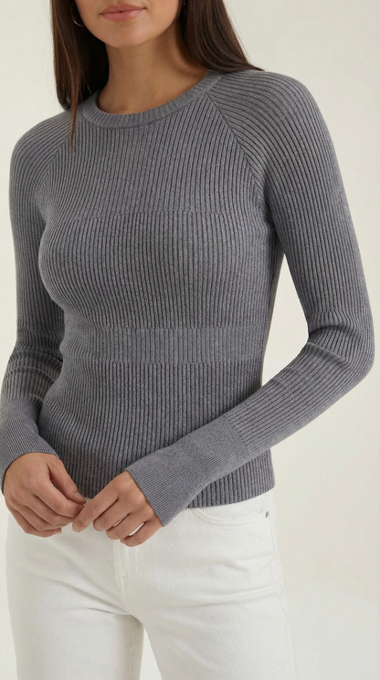 Estefanía Beatriz™ | Blusa de Manga Larga Rizada
