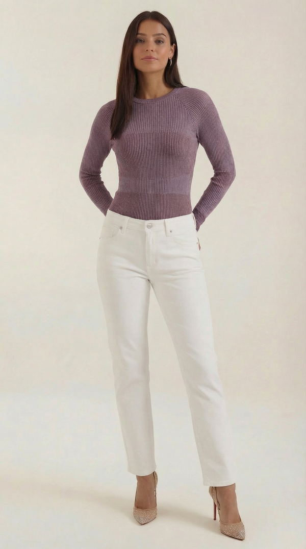 Ana Alicia™ | Blusa de Manga Larga Rizada Samantha