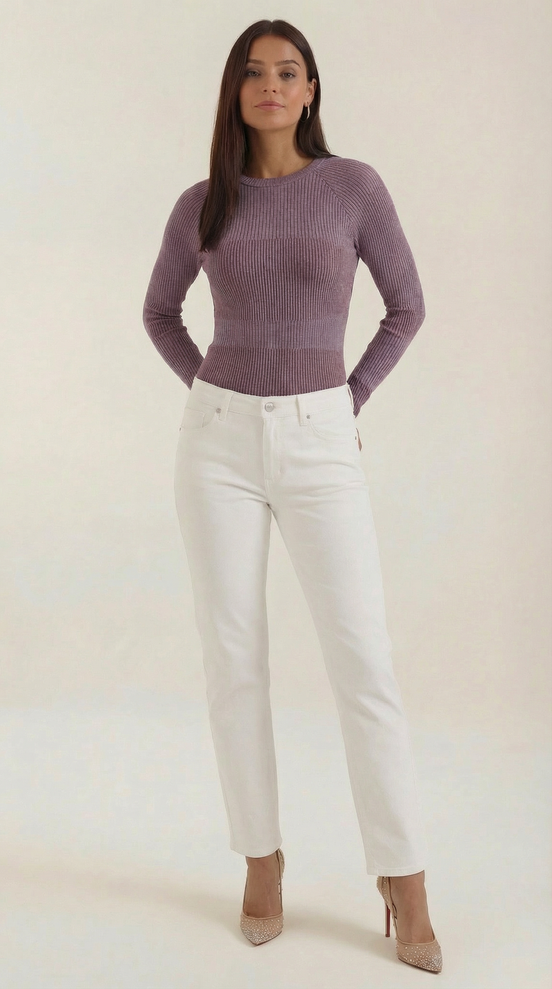 Estefanía Beatriz™ | Blusa de Manga Larga Rizada