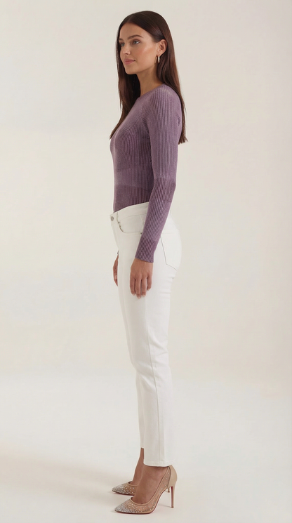 Estefanía Beatriz™ | Blusa de Manga Larga Rizada