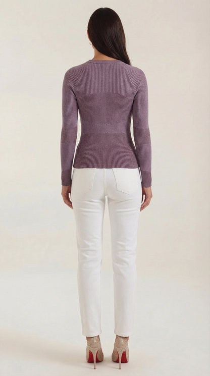 Estefanía Beatriz™ | Blusa de Manga Larga Rizada