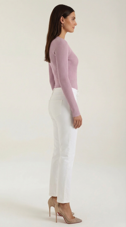 Estefanía Beatriz™ | Blusa de Manga Larga Rizada