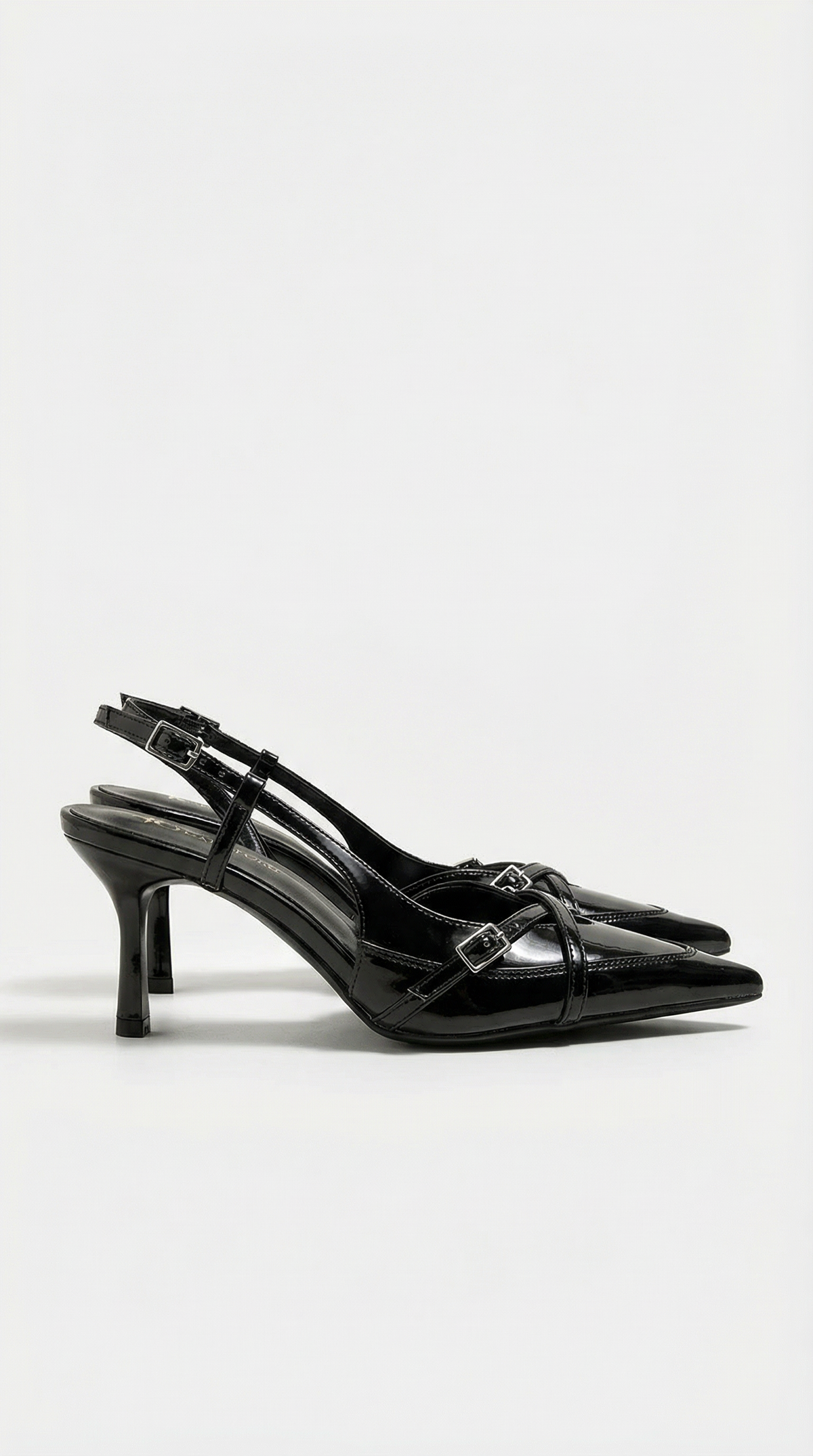María Ayla™ | Zapatos de tacón Samantha con tira trasera y hebilla