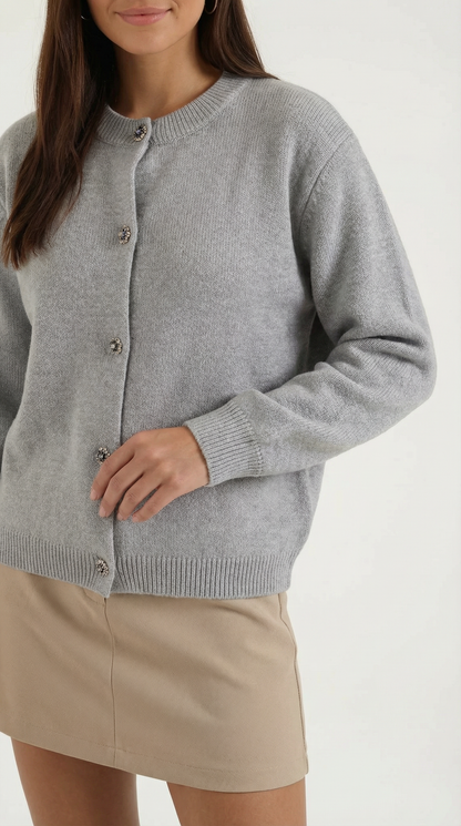 Fern Delia™ | Cárdigan de punto con botones