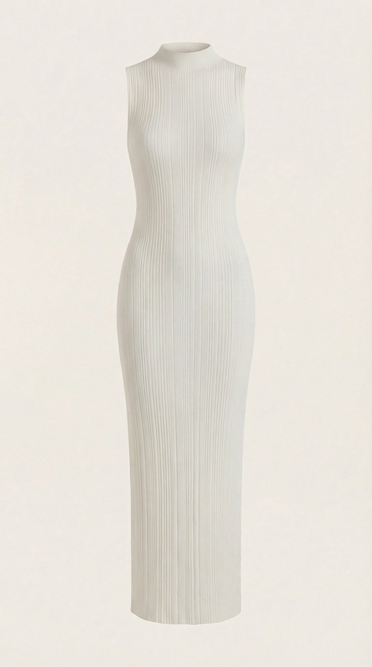 Gabrielle Cosette™ | Vestido midi ajustado de cuello alto