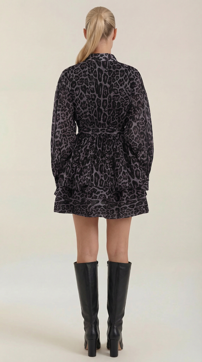 Ana Serena™ | Mini vestido estampado de leopardo Stella