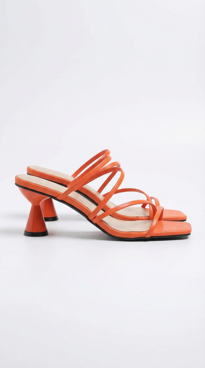 María Bernarda™ | Sandalias de tiras Stephanie con tacón alto