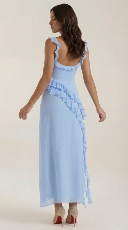 Africa Mafalda™ | Maxi Vestido con Volantes