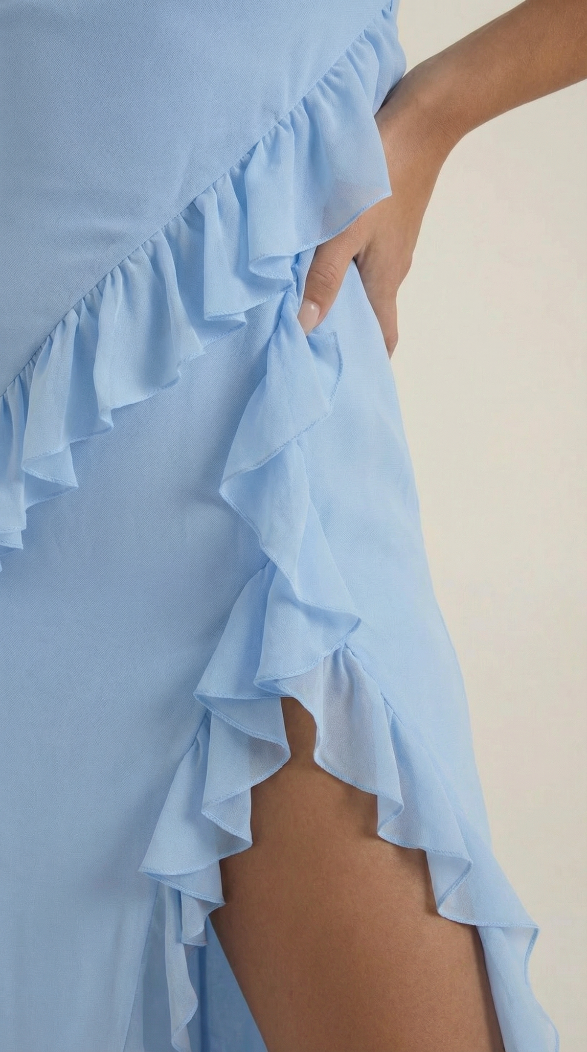 Rosa Jazmín™ | Maxi Vestido Susan con Detalles de Volantes