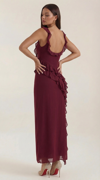 Africa Mafalda™ | Maxi Vestido con Volantes