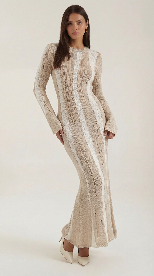 Ana Herminda™ | Tamsin Vestido Maxi Ceñido