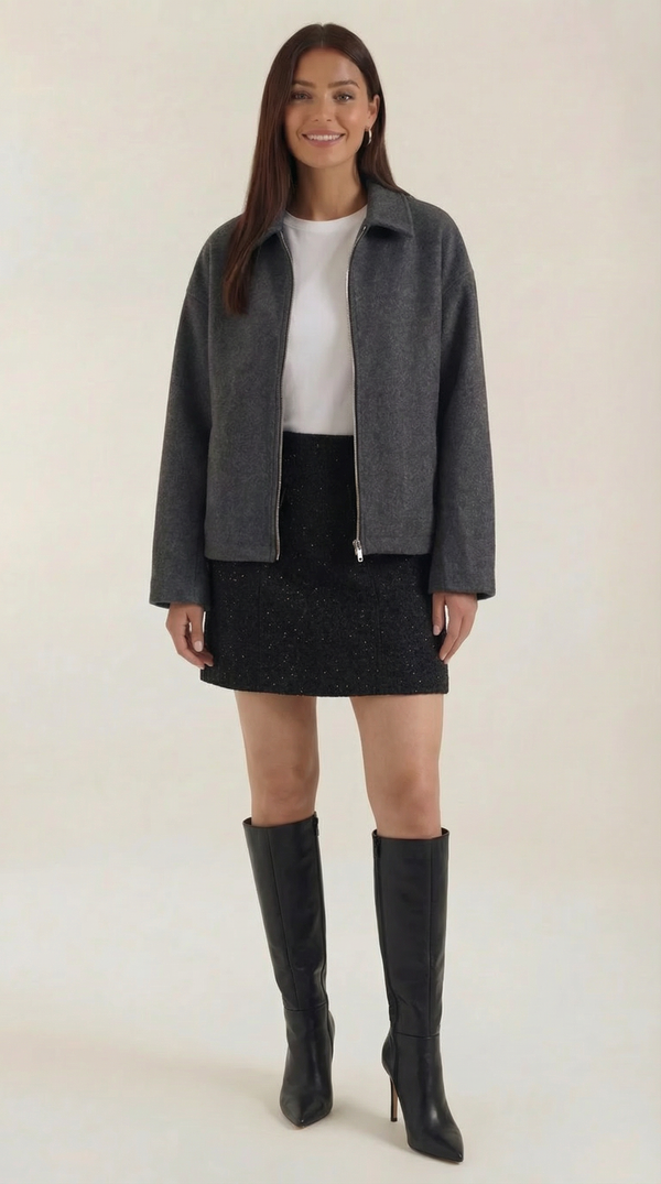 Ana Elodia™ | Falda Mini Brillante Tasha