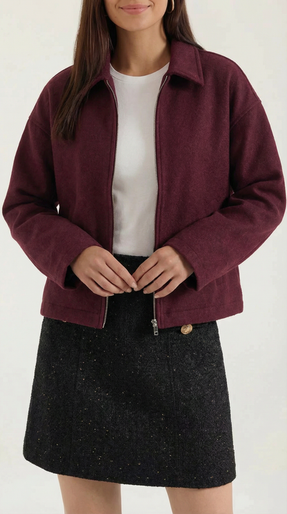 Teodolinda Divina™ | Chaqueta con Cierre de Cremallera