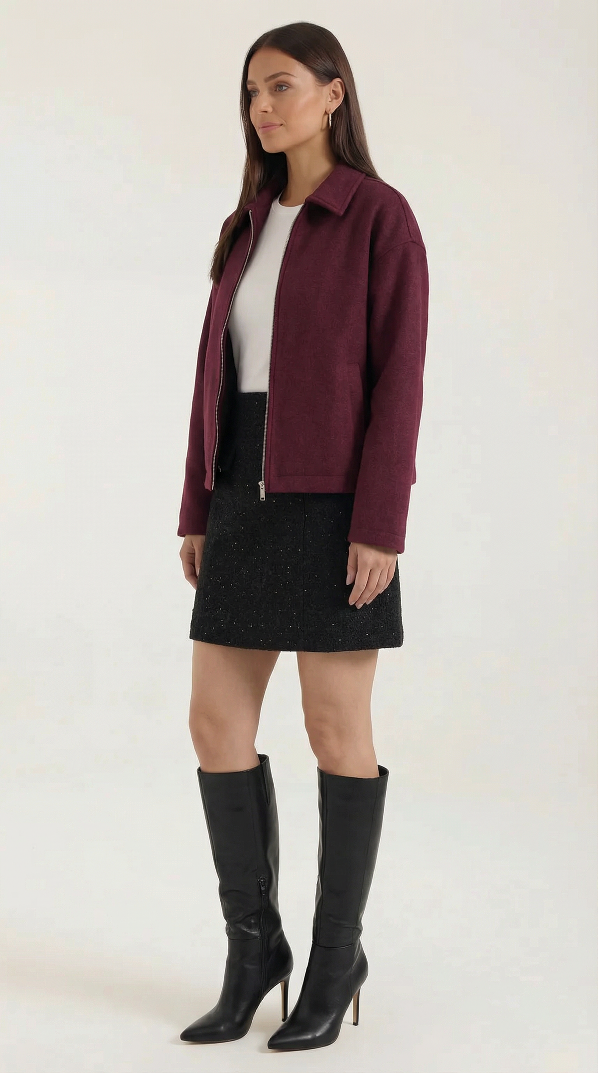 Teodolinda Divina™ | Chaqueta con Cierre de Cremallera