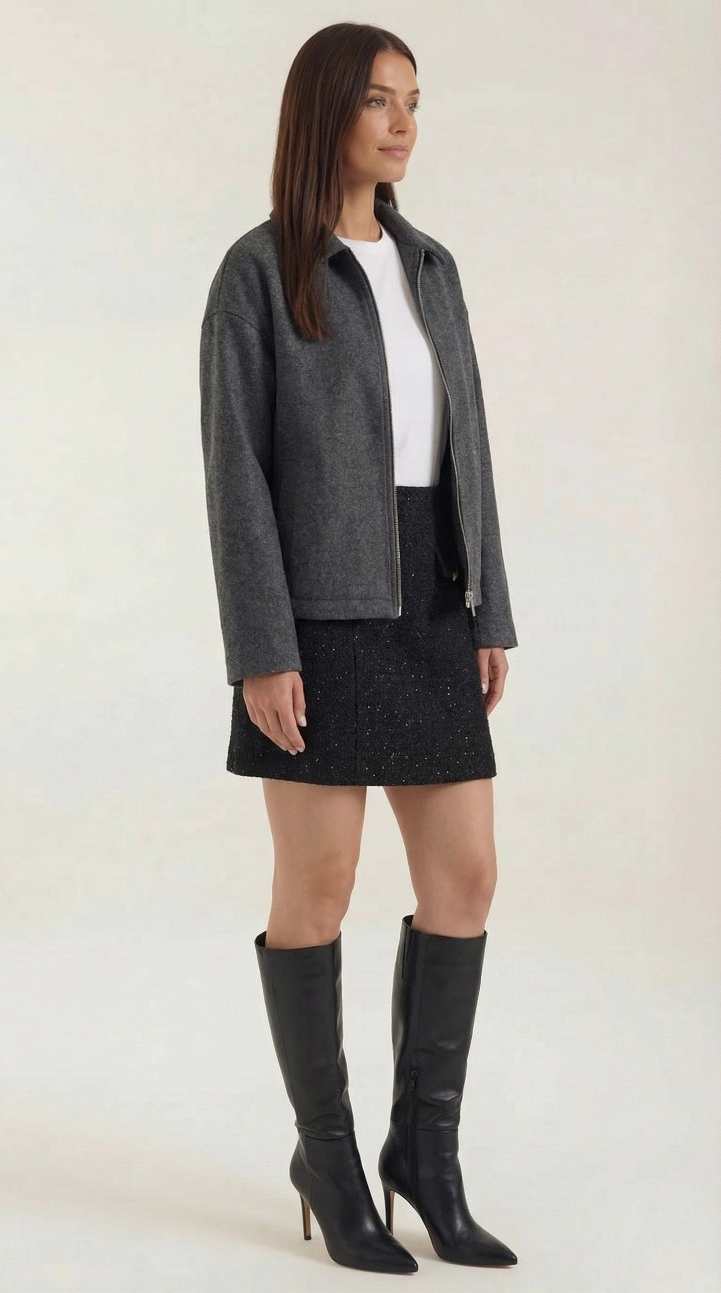 Teodolinda Divina™ | Chaqueta con Cierre de Cremallera