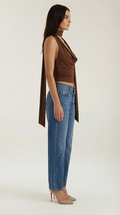 Lorea Arlet™ | Top sin mangas con vendaje