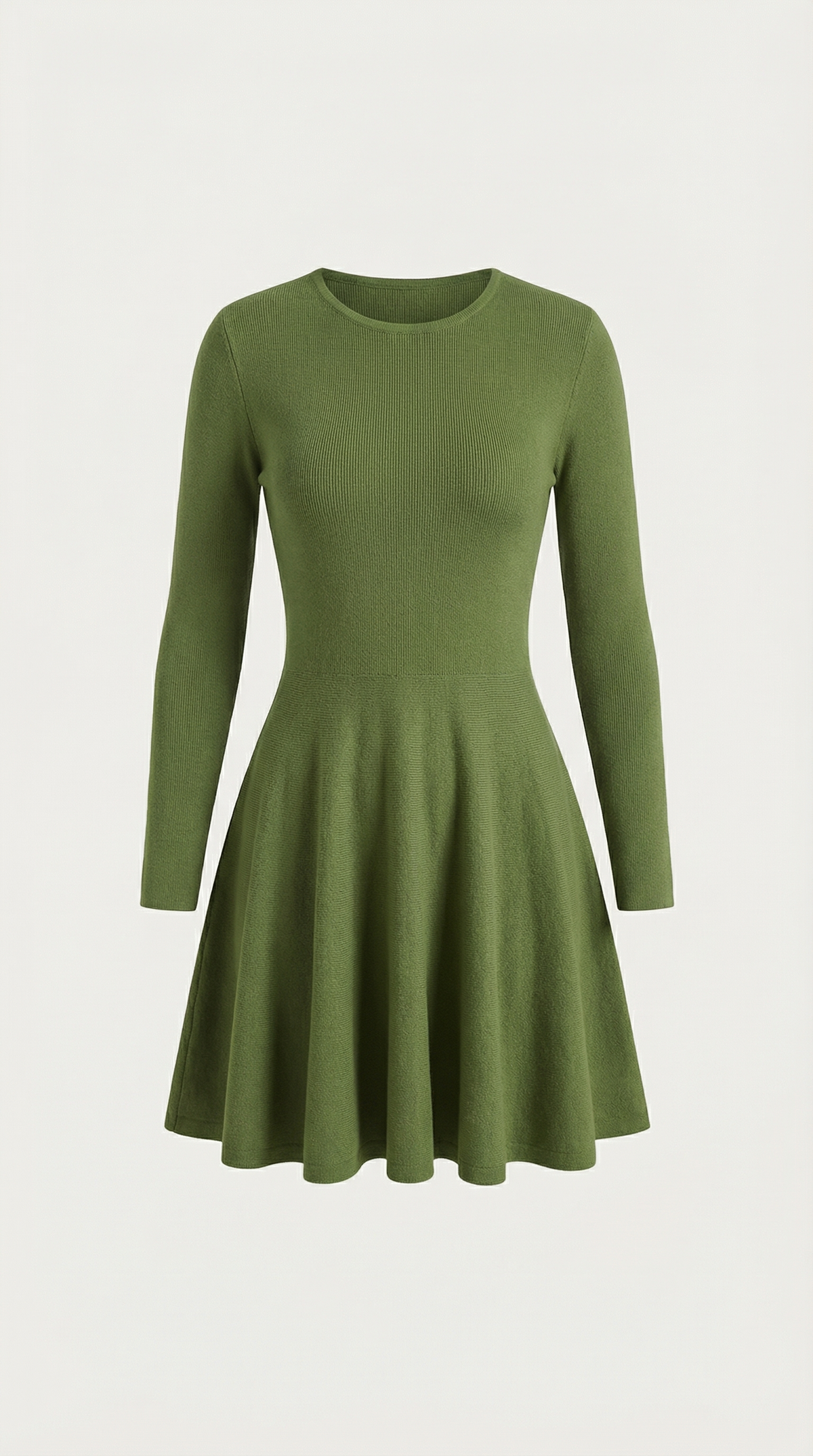 Ana Alcoy™ | Tiffany Mini Dress con Mangas Largas y Pliegues