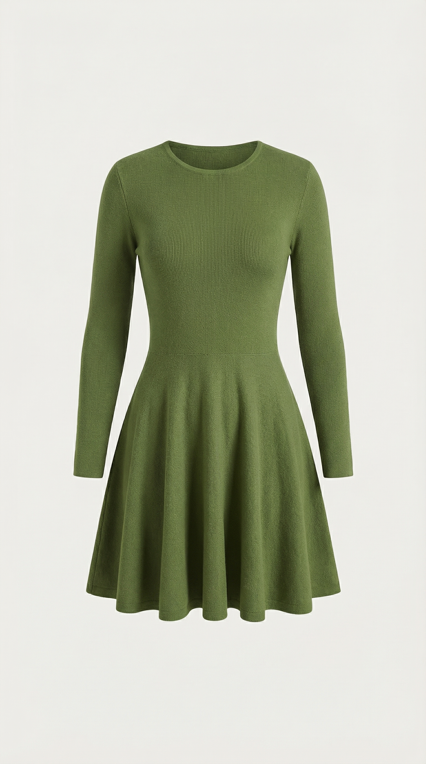 Rosa Engracia™ | Tiffany Plisado Mini Vestido de Mangas Largas