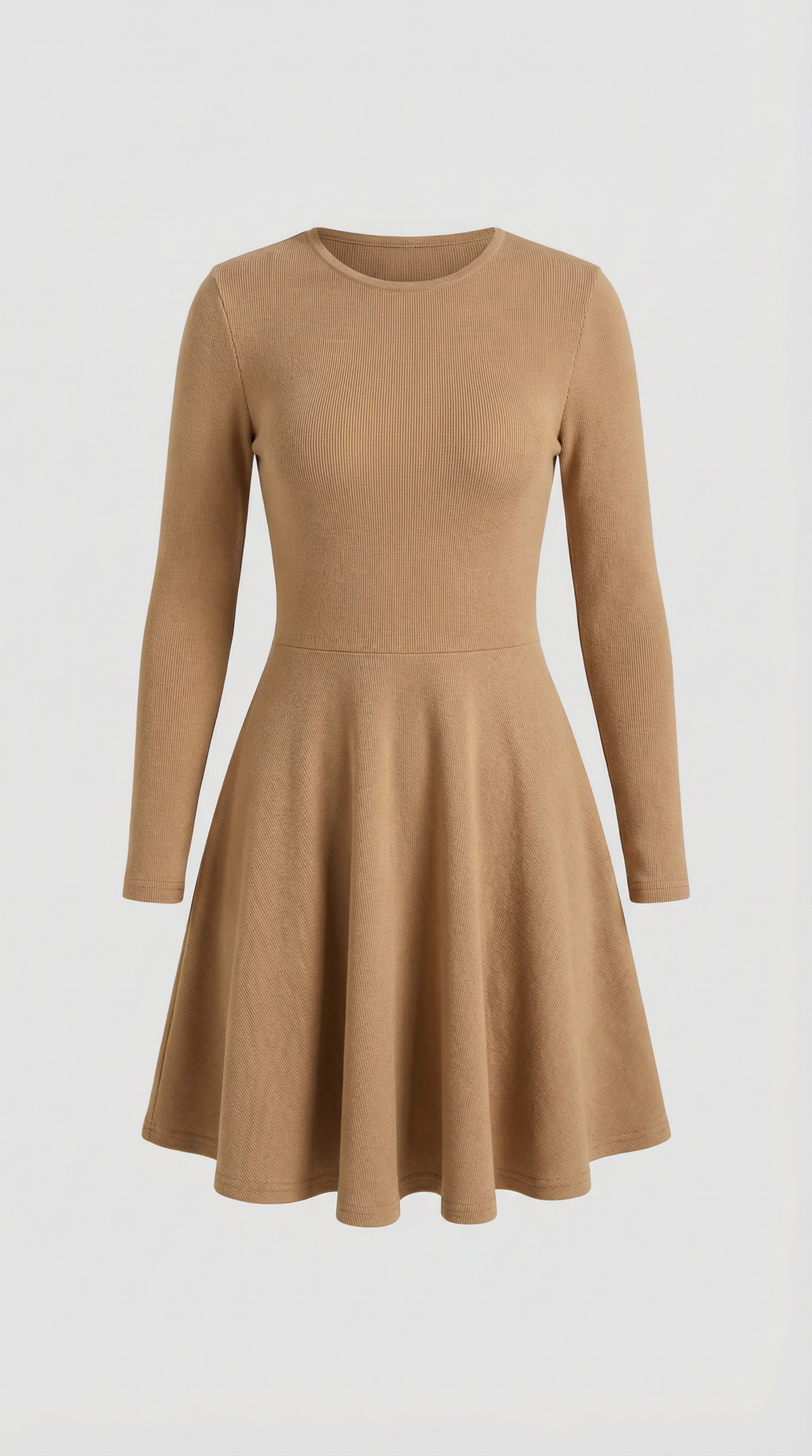 Ana Alcoy™ | Tiffany Mini Dress con Mangas Largas y Pliegues