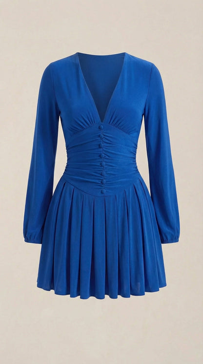 Ana Felicidad™ | Mini Vestido Tricia con Escote en V