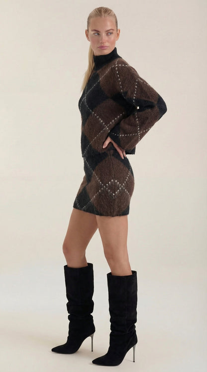 Ana Ashanti™ | Falda Lápiz Vanessa de Corte Elegante