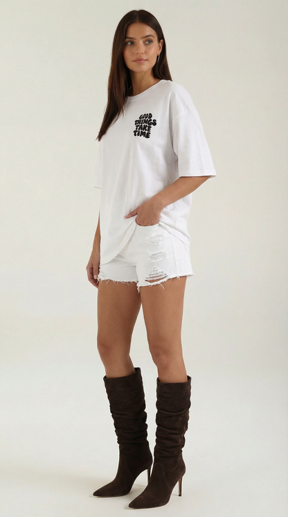 Ana Ingrid™ | Camiseta Vespera Oversized
