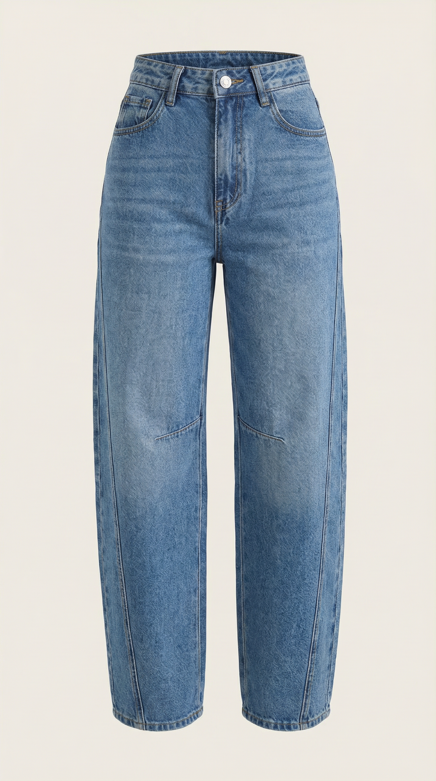 Amparo Doris™ | Jeans de Cintura Alta con Pierna Barrel