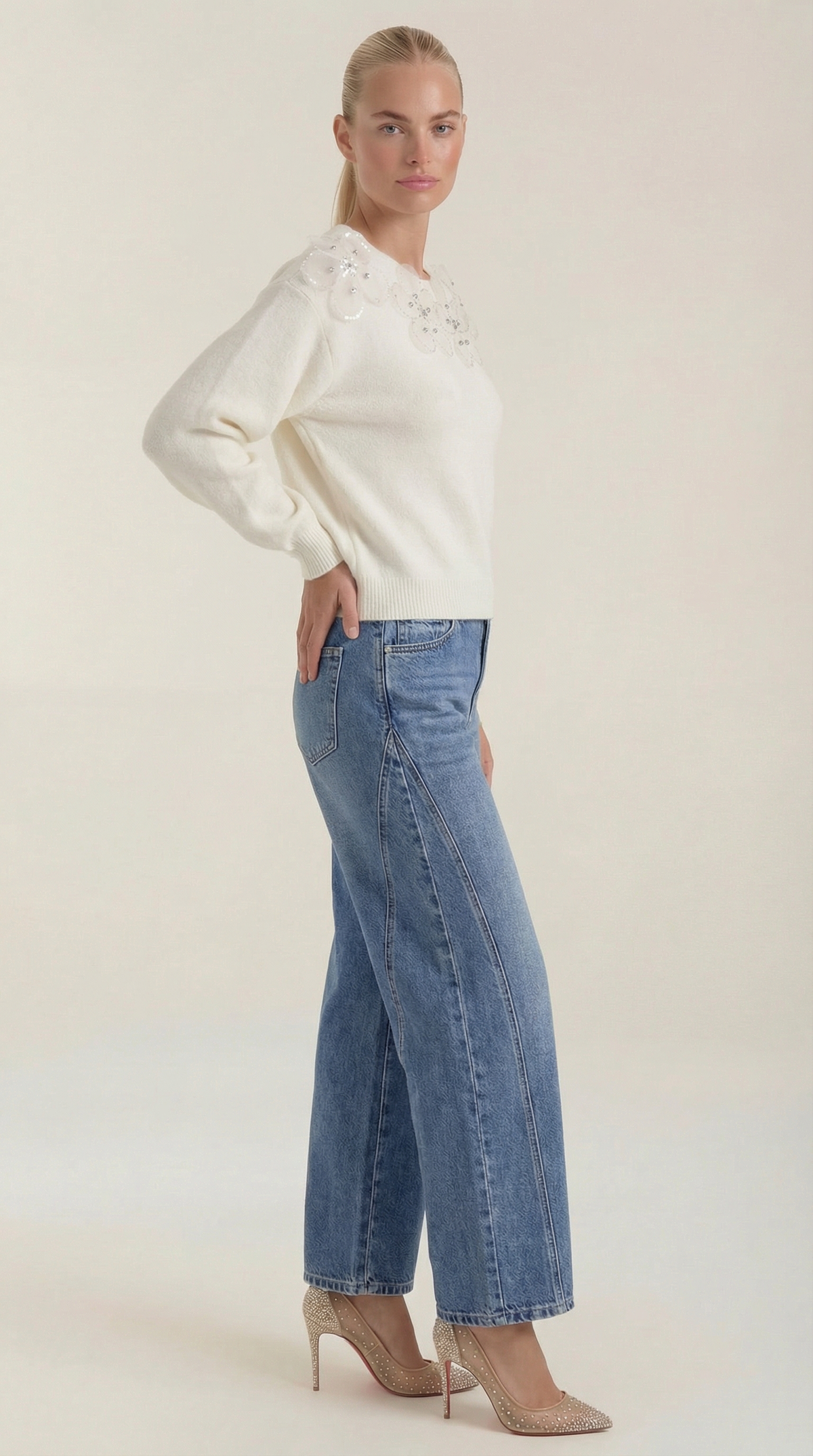 Amparo Doris™ | Jeans de Cintura Alta con Pierna Barrel