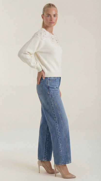 Amparo Doris™ | Jeans de Cintura Alta con Pierna Barrel