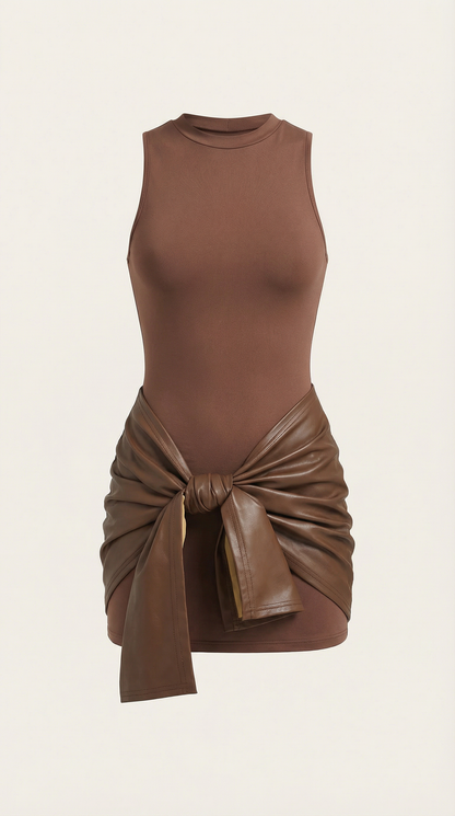 Ana Rebeca™ | Vestido Vickie corto estilo cruzado
