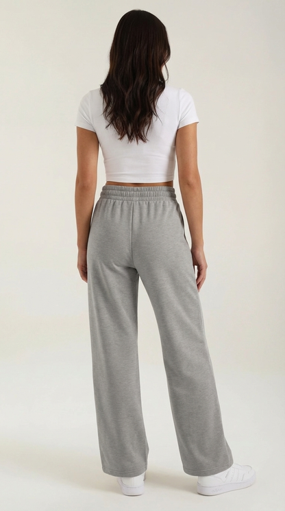 María Elda™ | Virginia Pantalones de Chándal de Pierna Ancha