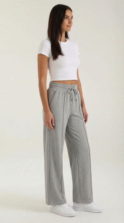 María Elda™ | Virginia Pantalones de Chándal de Pierna Ancha