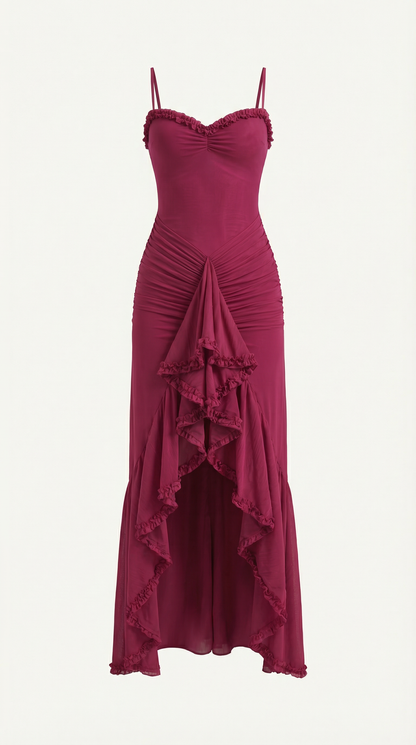 Rosa Estrella™ | Vestido Maxivioleta