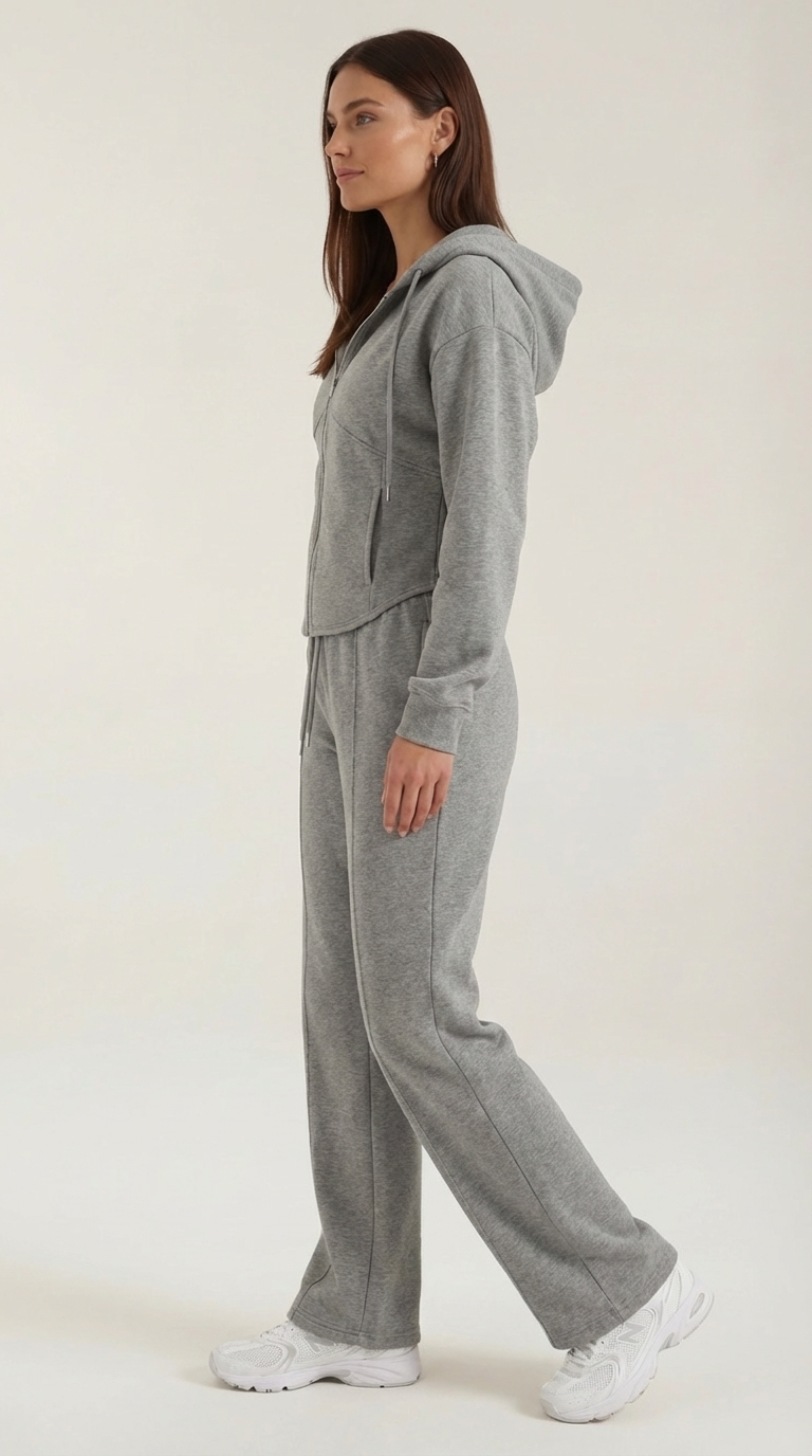 María Katia™ | Conjunto de Sudadera Yolanda con Pantalones Amplios
