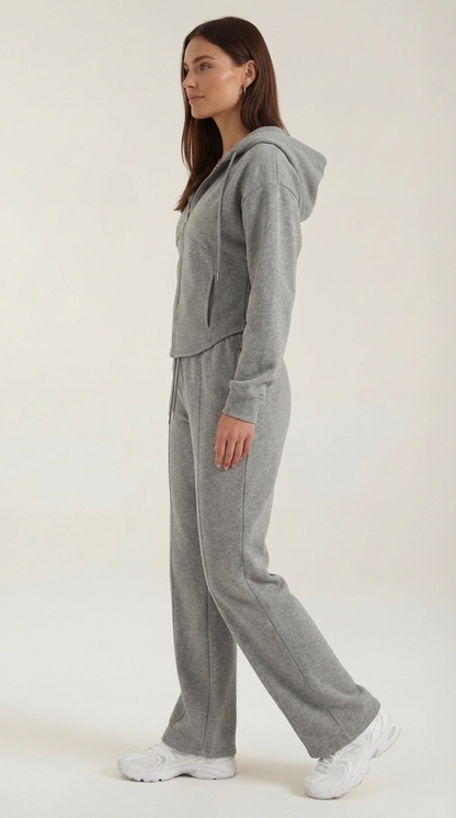 María Katia™ | Conjunto de Sudadera Yolanda con Pantalones Amplios
