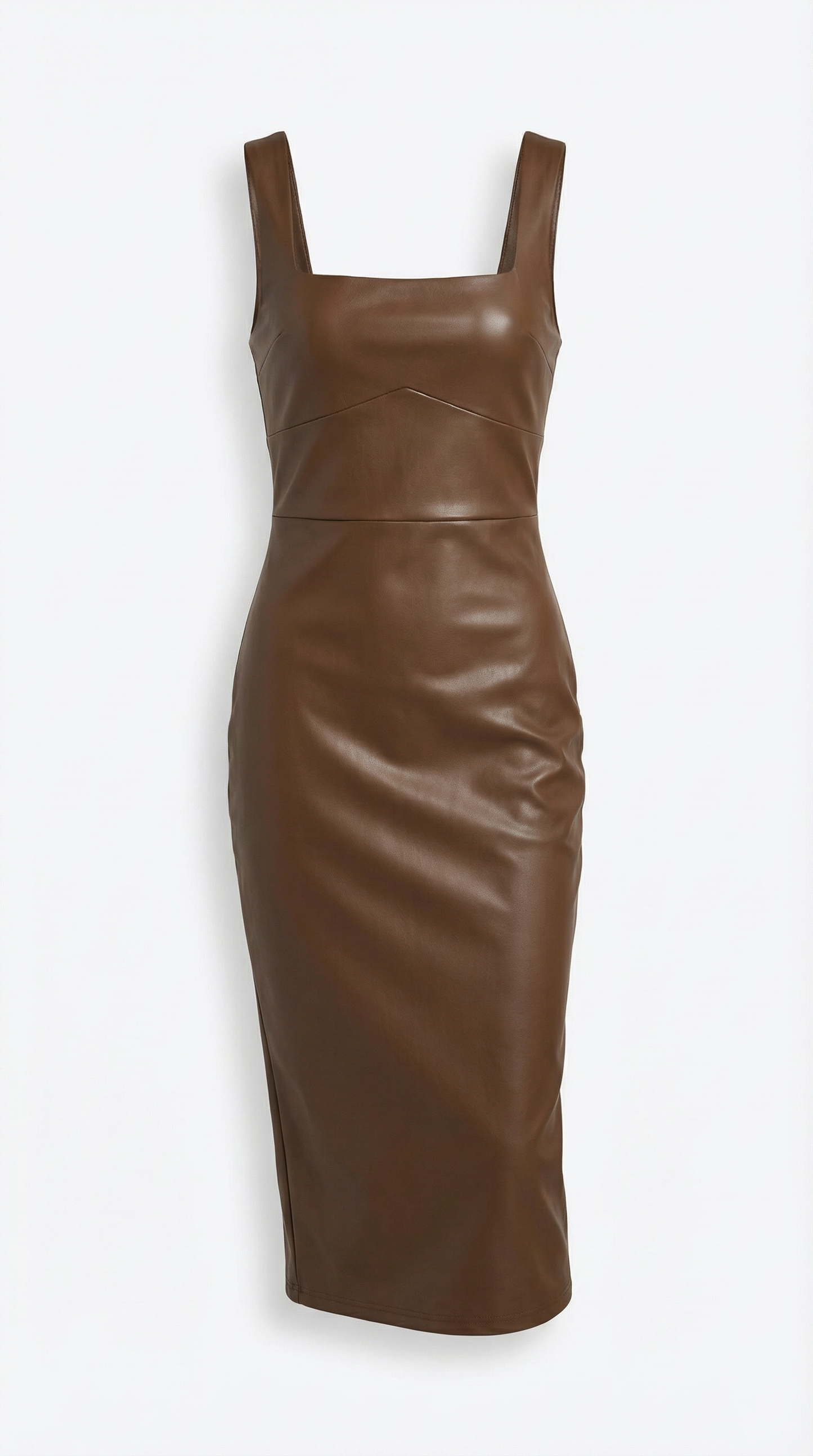 Rosa Xiana™ | Vestido Bodycon Yvonne de Piel Sintética