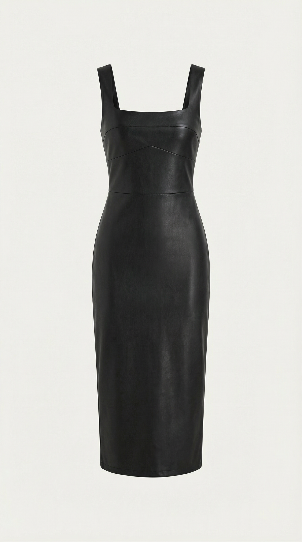 Gala Claudia™ | Vestido Bodycon de cuero sintético