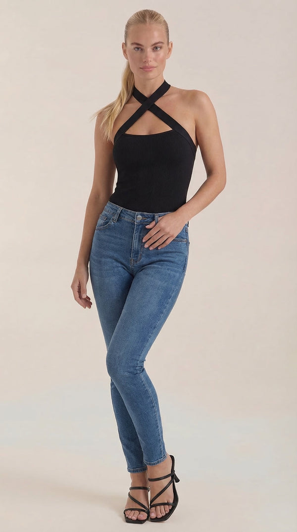 Ana Marisa™ | Top Halter Brianna con Tirantes en X