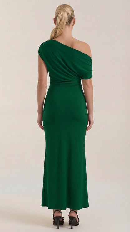 Sienna Tamara™ | Vestido Maxi de Un Solo Hombro
