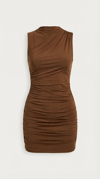 Ana Julissa™ | Vestido Mini Carmela con Detalles Fruncidos