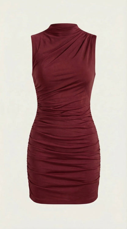 Ana Julissa™ | Vestido Mini Carmela con Detalles Fruncidos