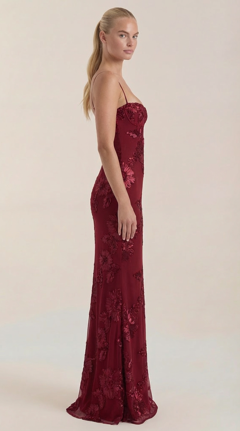 Marit™ | Maxi Vestido Floral con Corsé