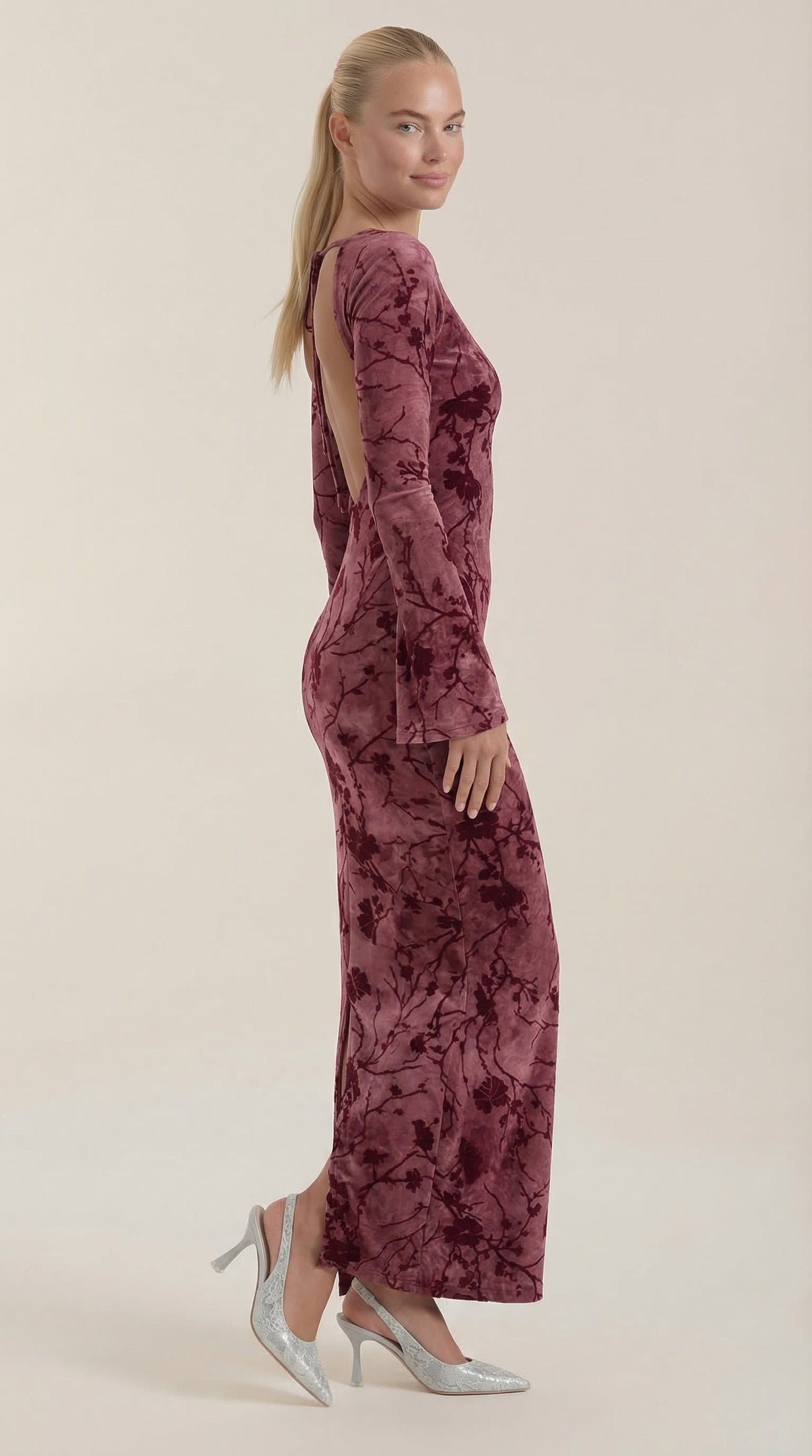 Ana Sabina™ | Maxi Vestido de Manga Larga Colleen