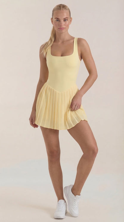 Femke Nerea™ | Vestido Corto Plisado